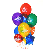  zmit internetten iek siparii  21 adet renkli uan balon hediye rn