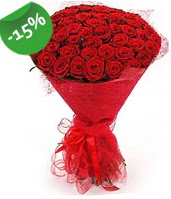 51 adet kırmızı gül buketi özel hissedenlere  İzmit çiçek mağazası , çiçekçi adresleri 