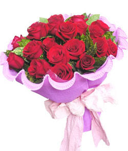 12 adet kırmızı gülden görsel buket  İzmit çiçek servisi , çiçekçi adresleri 