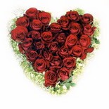 kalp biçiminde 15 gülden   İzmit çiçek siparişi sitesi 
