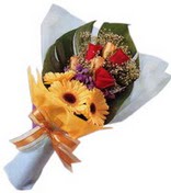 güller ve gerbera çiçekleri   İzmit online çiçek gönderme sipariş 