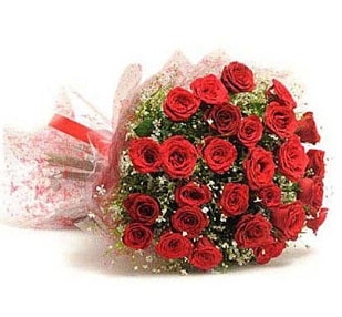 27 Adet kırmızı gül buketi  İzmit hediye sevgilime hediye çiçek 