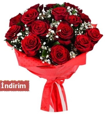 12 Adet kırmızı aşk gülleri  İzmit 14 şubat sevgililer günü çiçek 